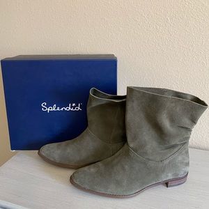 splendid claudia suede booties